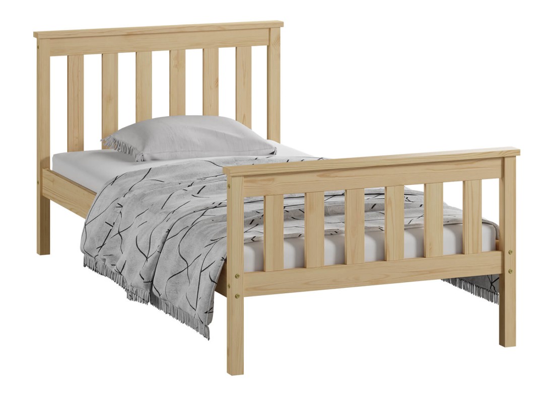 Letto in legno 90x200 Alion pino