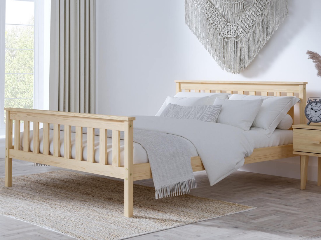 Letto in legno 140x200 Alion pino