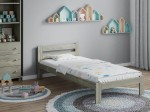 Letto in legno 90x200 Mato Eco Rovere di tartufata