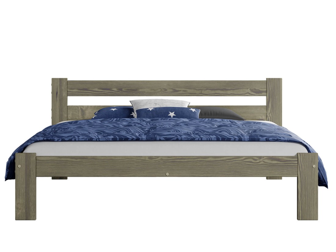 Letto in legno 140x200 Mato eco Rovere di tartufata