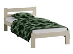Letto in legno 90x200 Mato eco Pino sbiancato