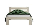 Letto in legno 90x200 Mato eco Pino sbiancato