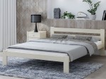 Letto in legno 120x200 Mato eco Pino sbiancato