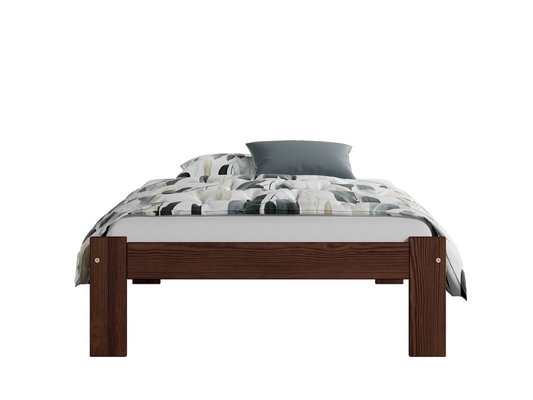 Letto in legno 80x200 Irys eco noce