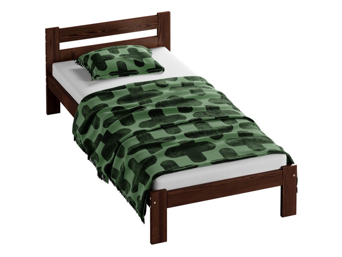 Letto in legno 80x200 Mato eco noce