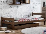Letto in legno 80x200 Manta eco noce