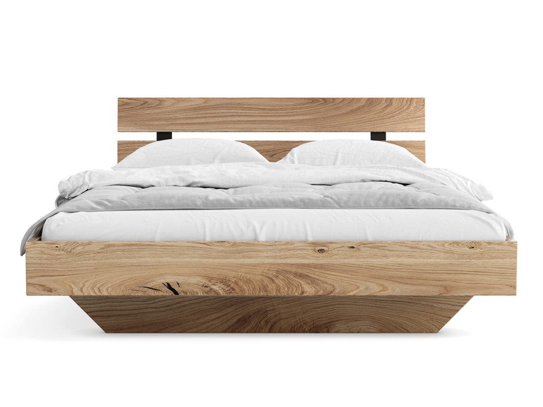 Letto in rovere 160x200cm Levitante Rossano