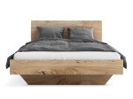 Letto matrimoniale 140x200 in rovere Levitante Piacenza