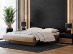 Letto matrimoniale 160x200 in rovere Levitante Bergamo