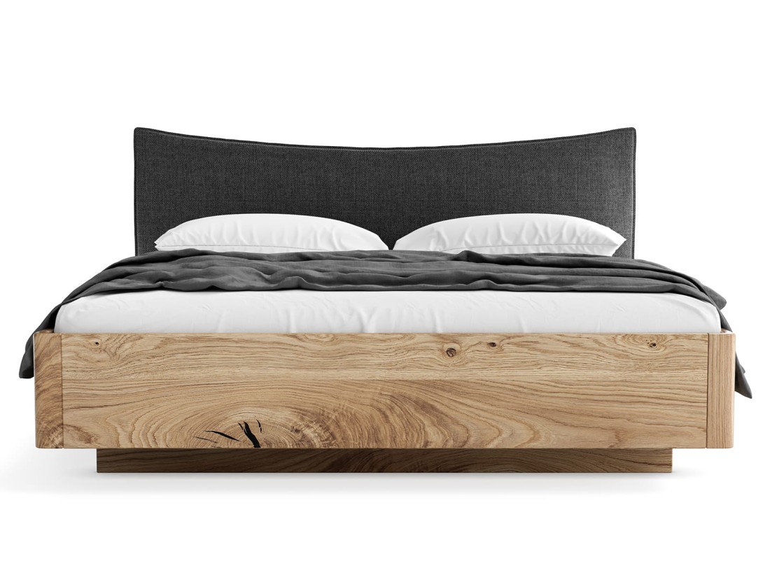Letto in rovere 160x200cm in legno massiccio Altari