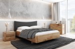 Letto in rovere 120x200cm in legno massiccio Altari