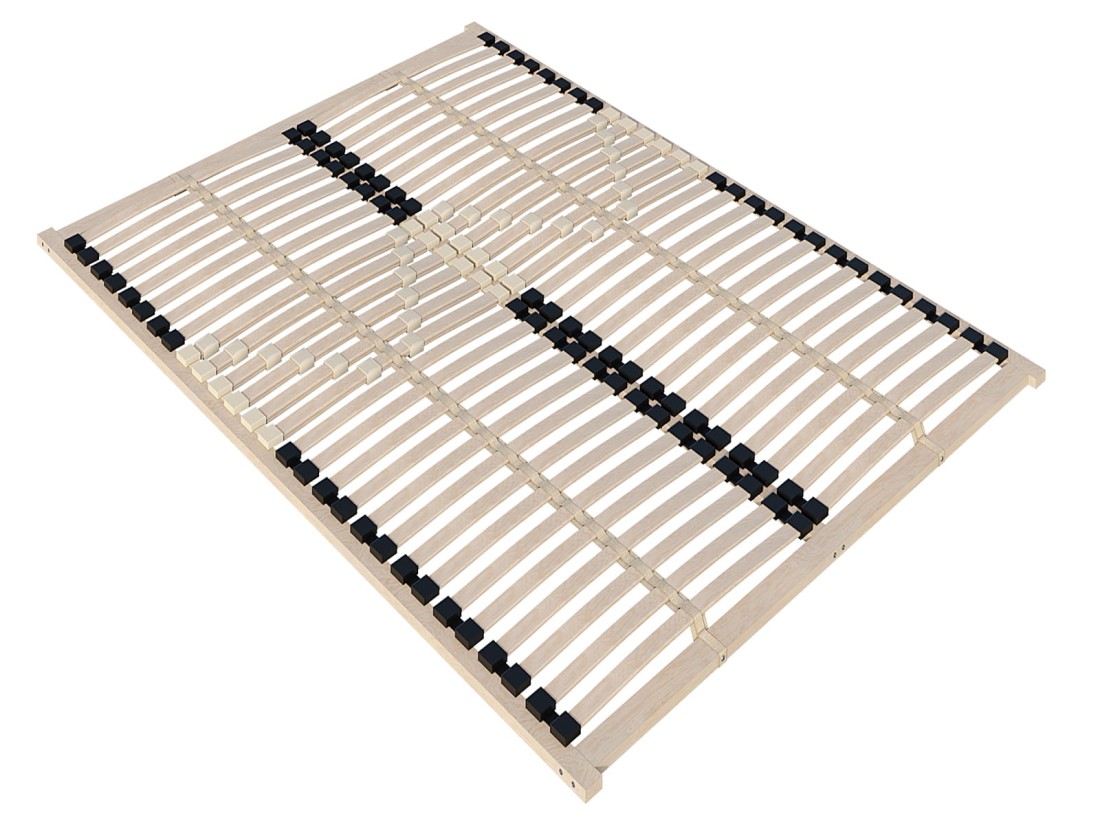 Telaio 120x200, 56 doghe, durezza REGOLABILE