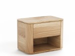 Comodino in legno massiccio di rovere Rosario B