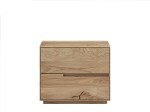 Comodino in legno massiccio di rovere Bergamo A
