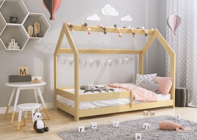 Lettino Montessori 80x160 cm a Casetta Pino e sponde D5