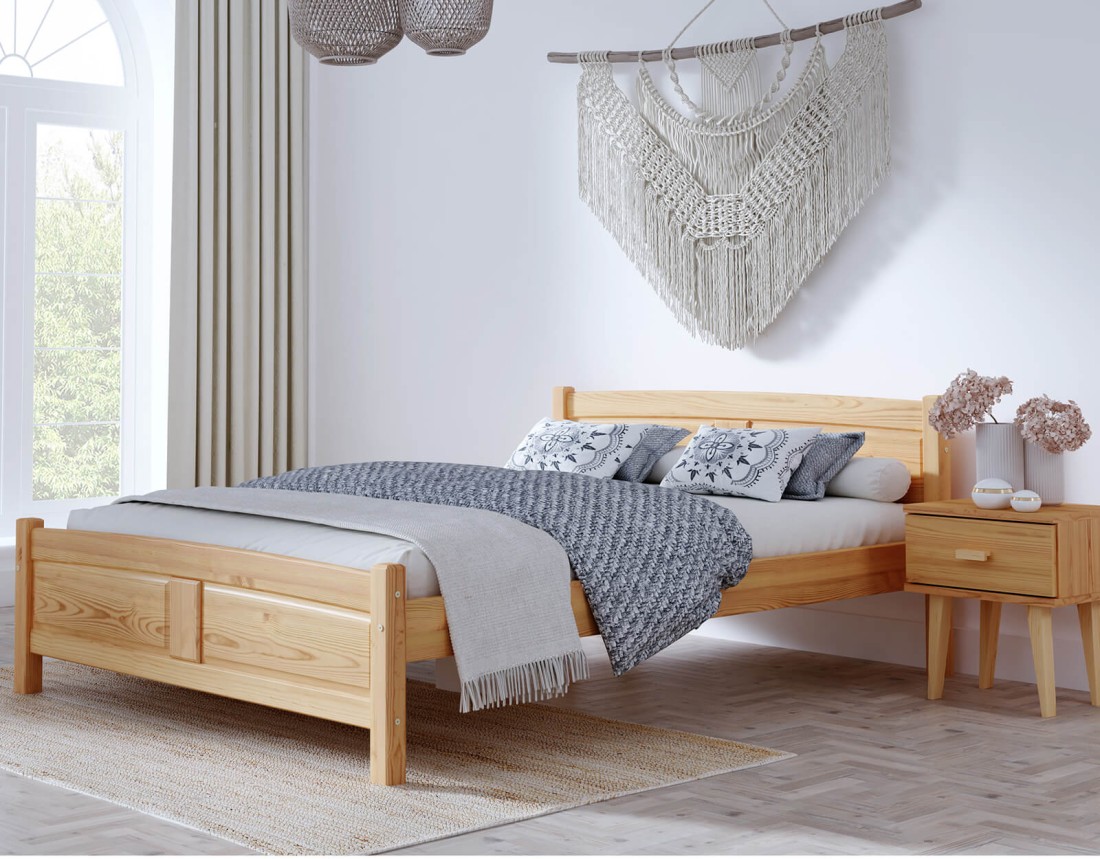 Letto in legno 160x200 Julia Ontano