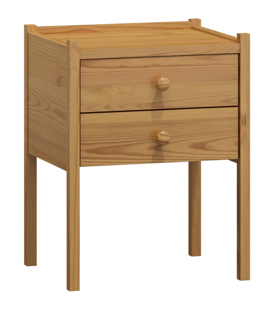 Comodino in legno IDA, Ontano