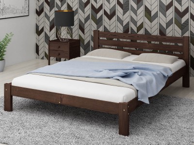 Letto 120x200 in pino Azja NOCE