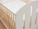 Lettino per bambini Baby Dream in legno di pino 60x120, bianco/pino