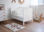 Lettino per bambini Baby Magic in legno di pino 60x120, bianco