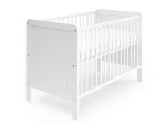 Lettino per bambini Baby Magic in legno di pino 60x120, bianco