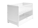 Lettino per bambini Baby Magic in legno di pino 60x120, bianco