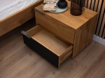 Comodino in legno massello di rovere Teramo