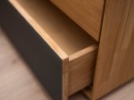 Comodino in legno massello di rovere Teramo