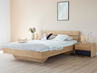 Letto in rovere 180x200cm Levitante Rossano