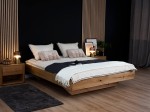 Letto matrimoniale 160x200 in rovere Levitante Bergamo