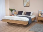 Letto matrimoniale 160x200 in rovere Levitante Bergamo