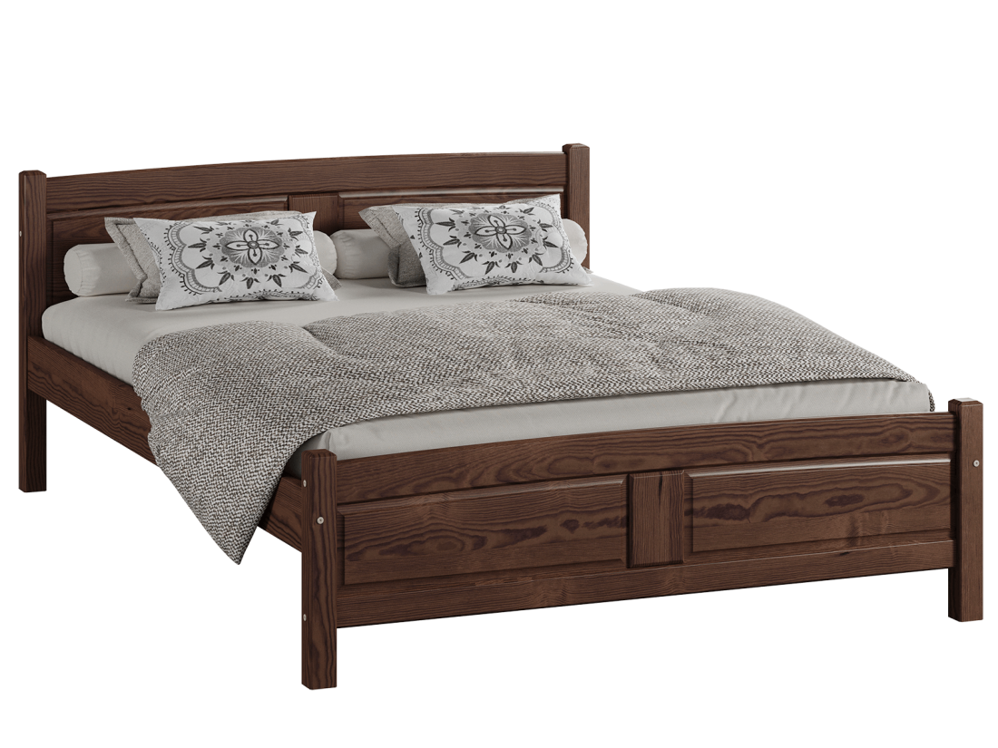 Letto in legno 120x200 Julia Noce