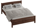 Letto in legno 120x200 Julia Noce