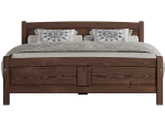Letto in legno 120x200 Julia Noce