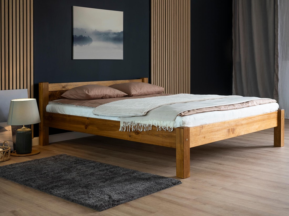 Letto 140x200 Wiktoria rovere