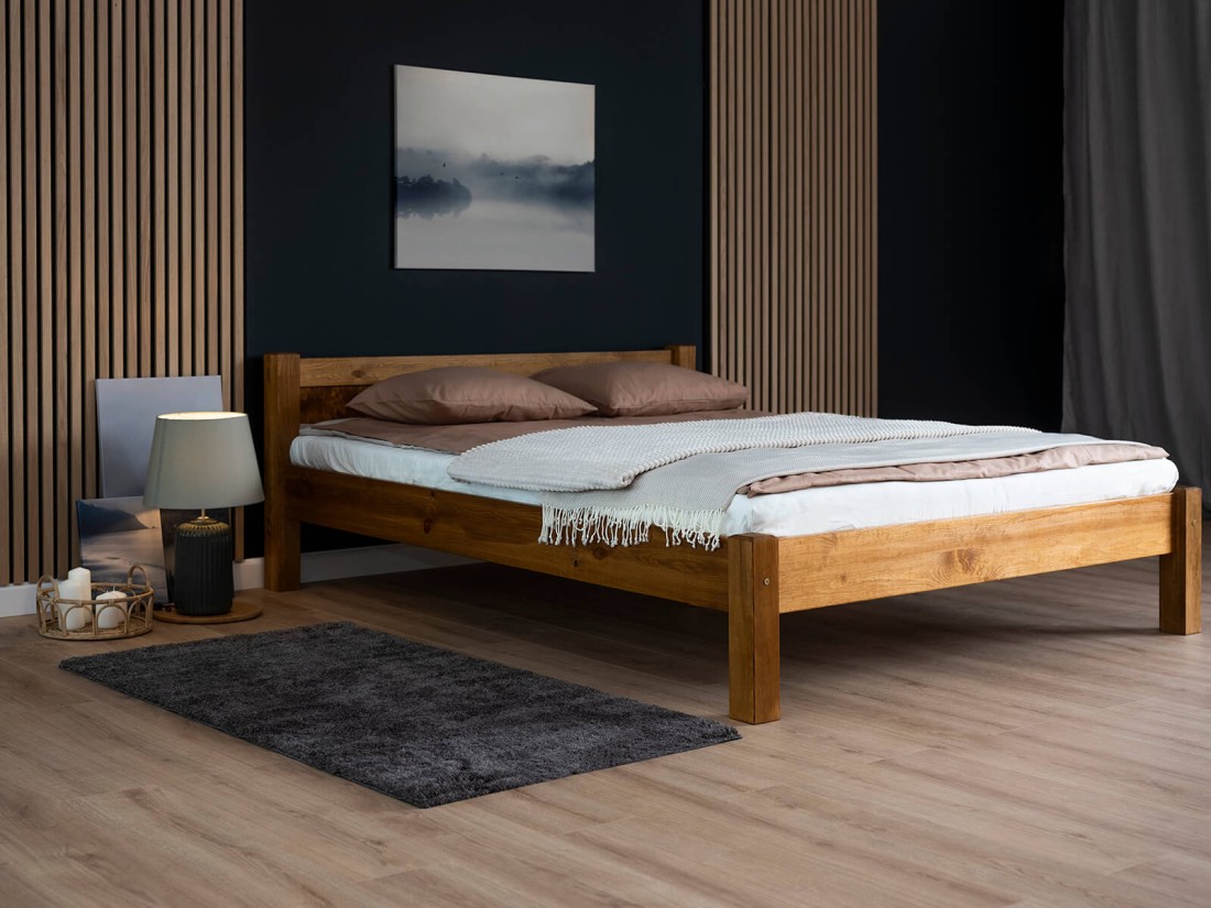 Letto 140x200 Wiktoria rovere