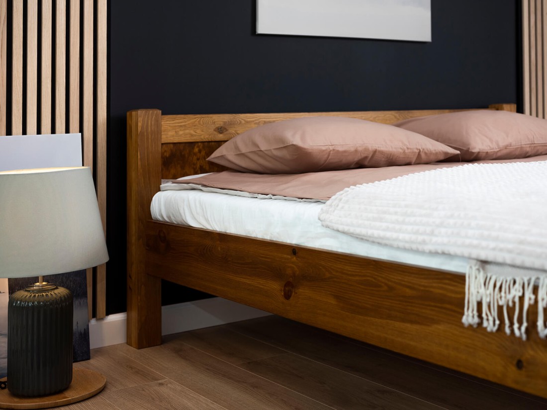 Letto 140x200 Wiktoria rovere