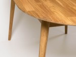 Tavolo ovale in rovere 180x90 Bergen olio intenso