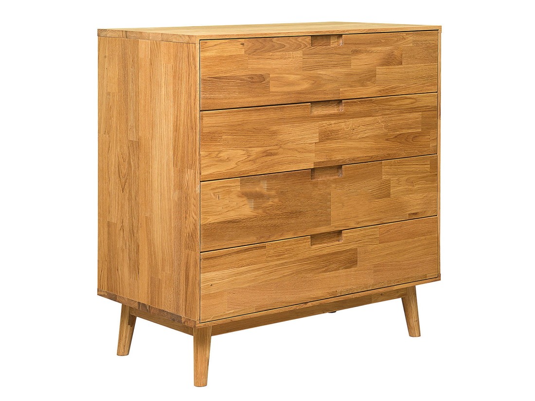Cassettiera Bergen in rovere 4S n. 1 olio intenso