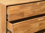 Cassettiera Bergen in rovere 4S n. 1 olio intenso