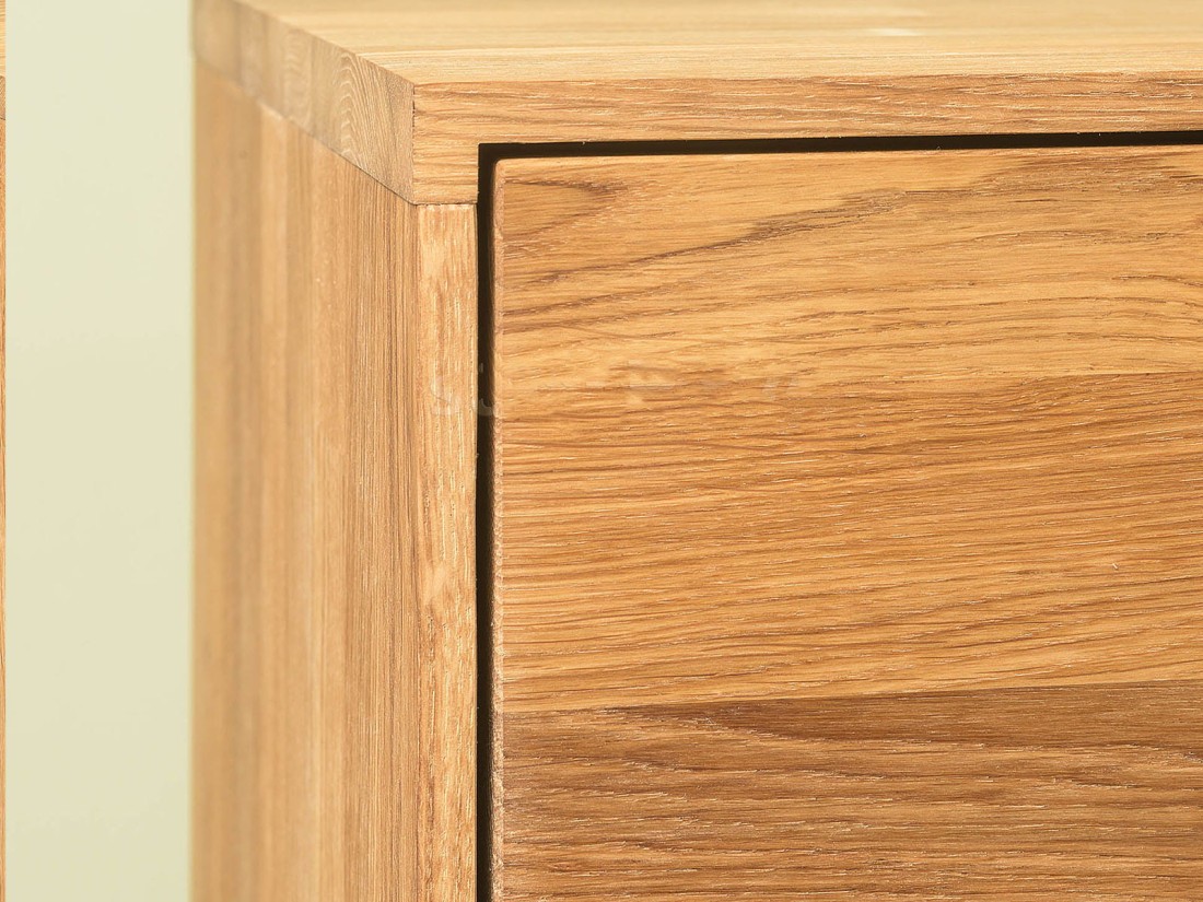 Cassettiera Bergen in rovere 4S n. 1 olio intenso