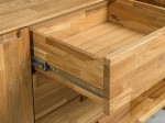 Cassettiera Bergen in rovere 4S 2D olio intenso