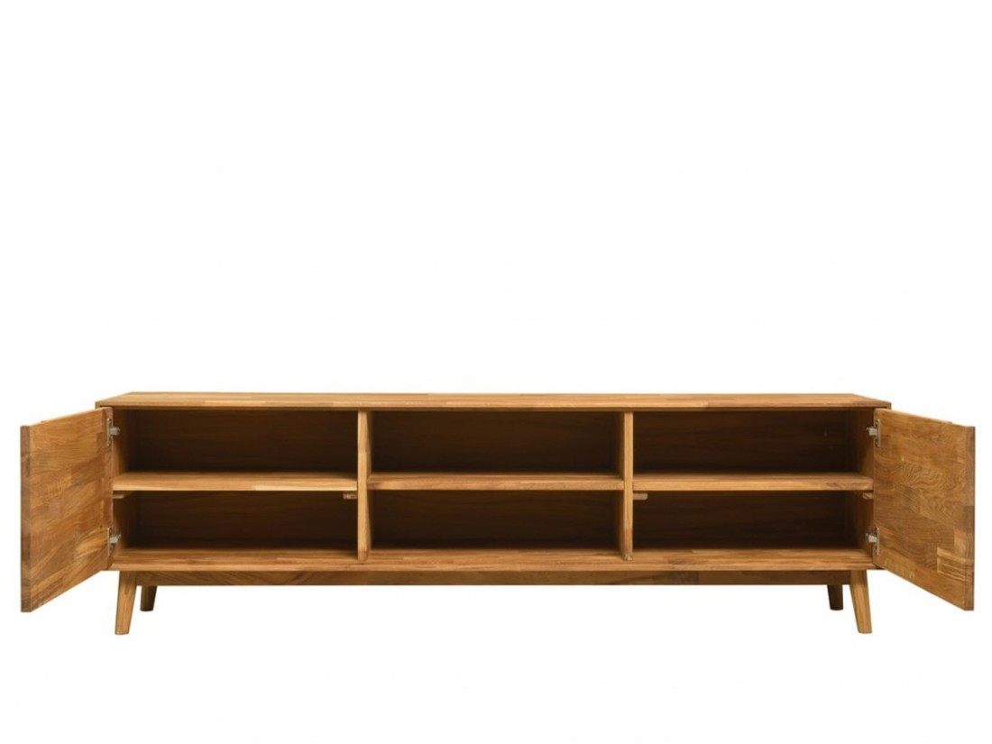Mobile TV Bergen in rovere 180 cm olio intenso