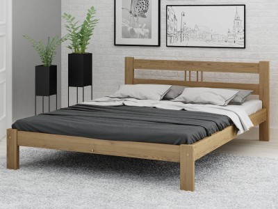 Letto in pino 160x200 Nikola rovere