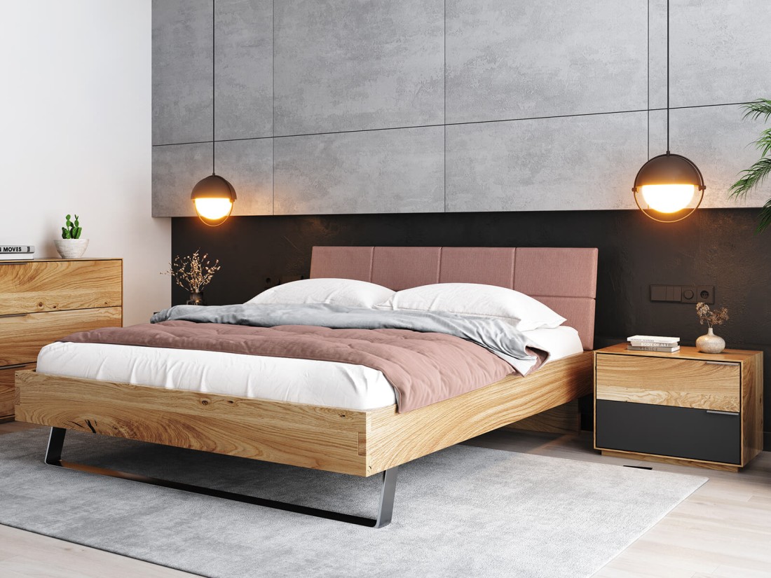 Letto in rovere 180x200cm industriale Teramo