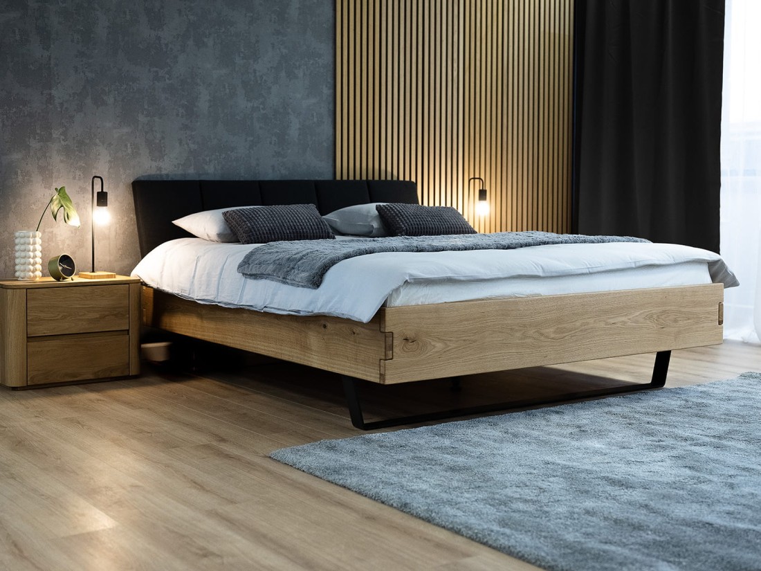 Letto in rovere 160x200cm industriale Teramo