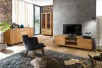 Mobile TV Bergen in rovere 150 cm olio intenso