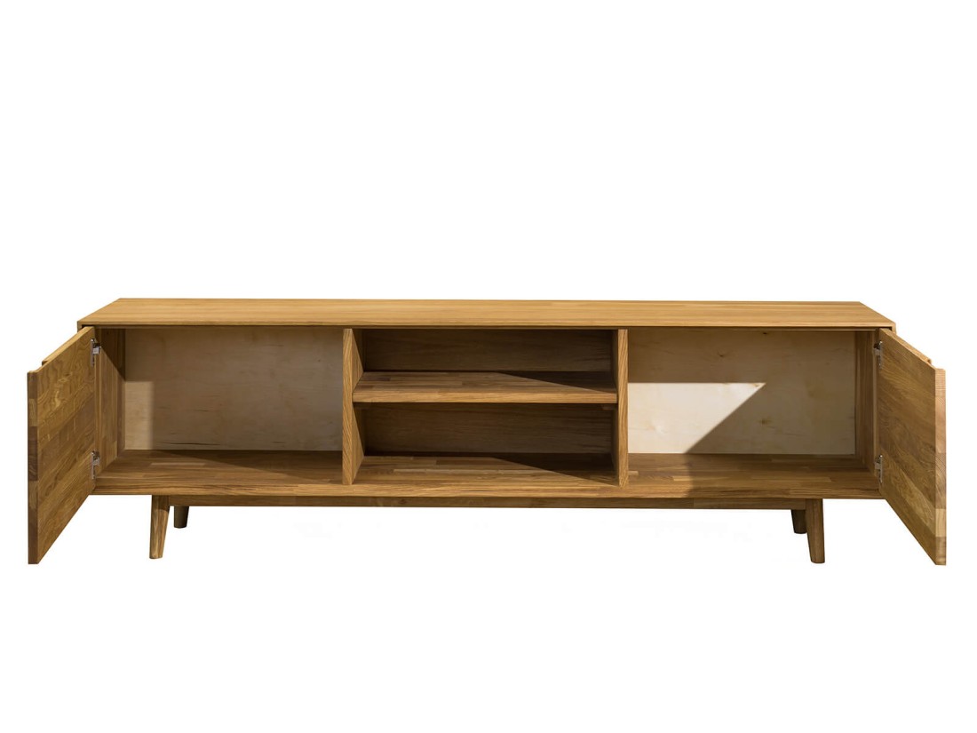 Mobile TV Bergen in rovere 180 cm olio intenso