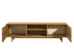 Mobile TV Bergen in rovere 180 cm olio intenso