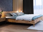 Letto in rovere 160x200 Bergen olio intenso